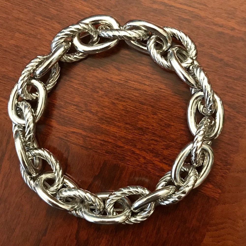 🎉NEW Silver-tone Fashion Stretch Link Bracelet⭐️